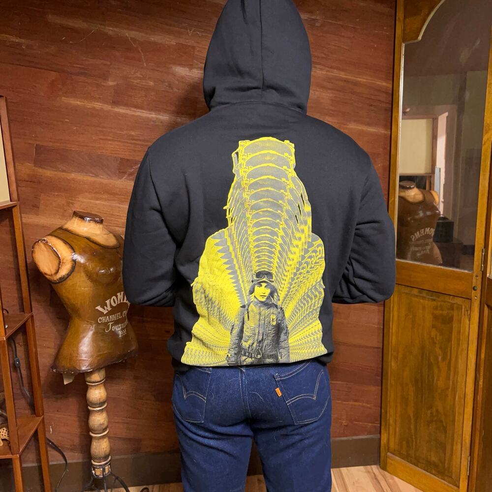 MICKEY 17 Official Promo Graphic Hoodie Size L Robert Pattinson Sci Fi